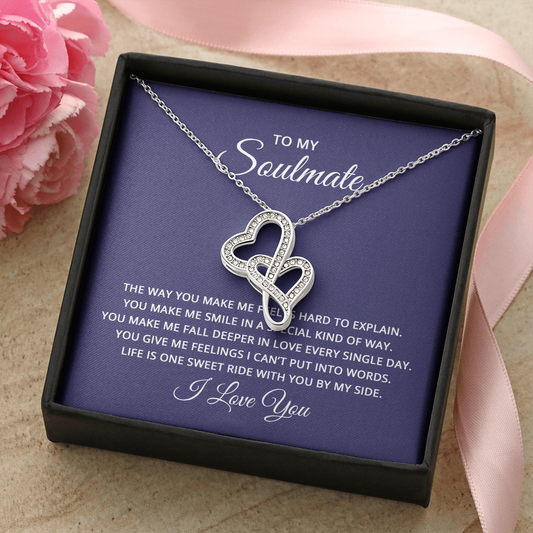 Heart to Heart Necklace - Make her Shine with Delight!