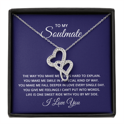Heart to Heart Necklace - Make her Shine with Delight!