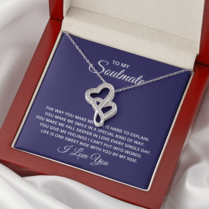 Heart to Heart Necklace - Make her Shine with Delight!
