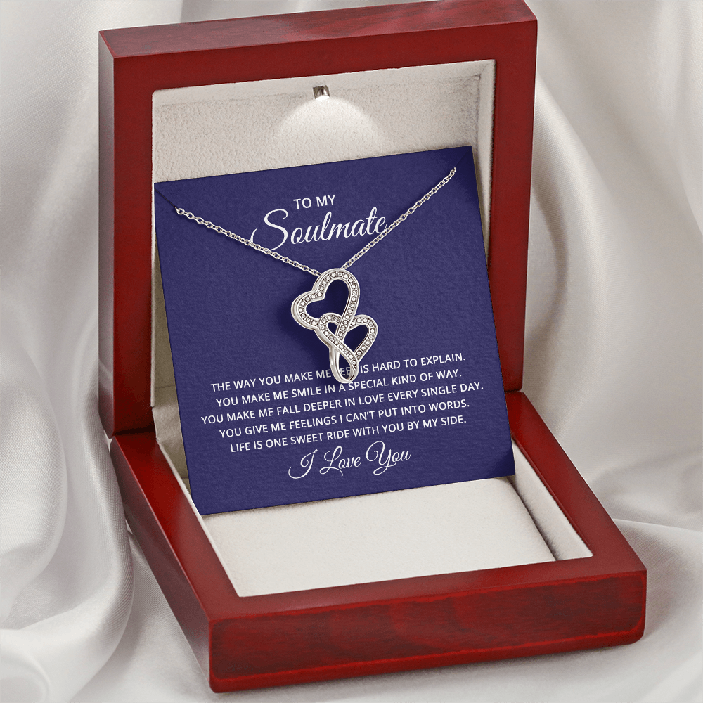 Heart to Heart Necklace - Make her Shine with Delight!
