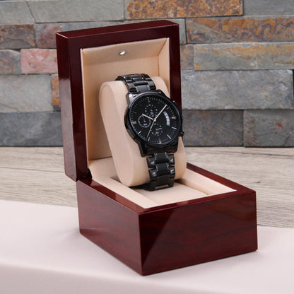 Chronograph Watch Perfect Gift for that Man in your Life - Engravable