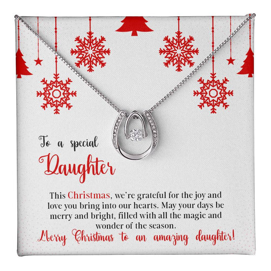 Lucky in Love Necklace - To Your Special Woman!