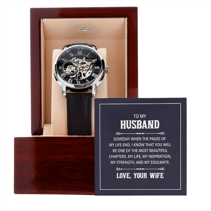 Men's Openwork Watch - Give Him the Luxury Watch He's Been Looking For!