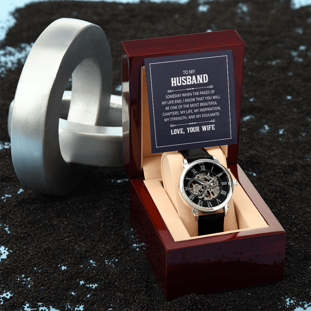 Men's Openwork Watch - Give Him the Luxury Watch He's Been Looking For!