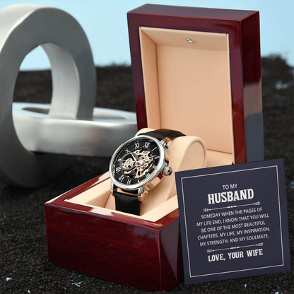 Men's Openwork Watch - Give Him the Luxury Watch He's Been Looking For!