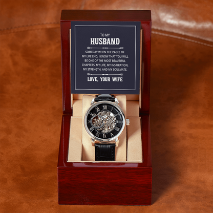 Men's Openwork Watch - Give Him the Luxury Watch He's Been Looking For!