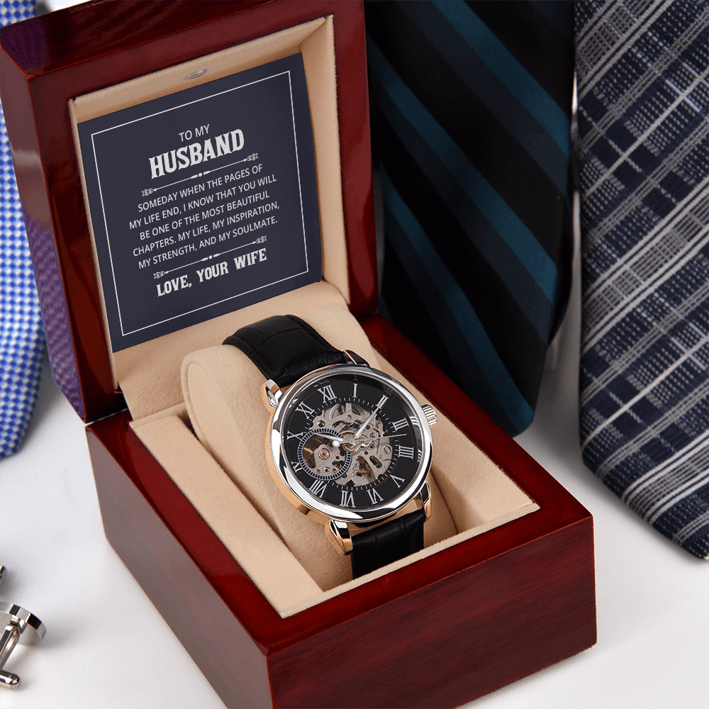 Men's Openwork Watch - Give Him the Luxury Watch He's Been Looking For!