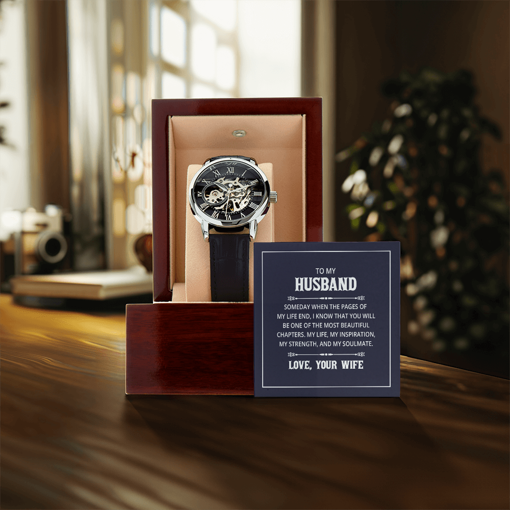 Men's Openwork Watch - Give Him the Luxury Watch He's Been Looking For!
