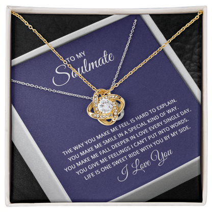Love Knot Necklace Just for Her