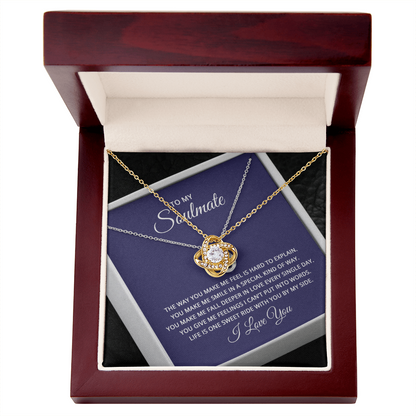 Love Knot Necklace Just for Her
