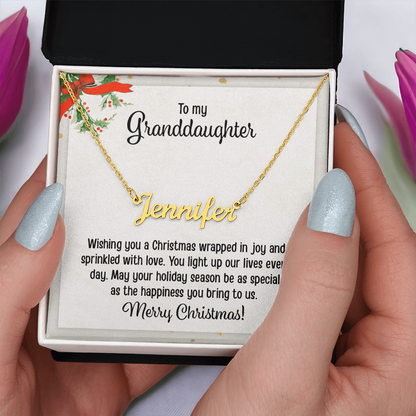 Have you Name Set in 14K or 18K Gold Plated!! She will Love It!