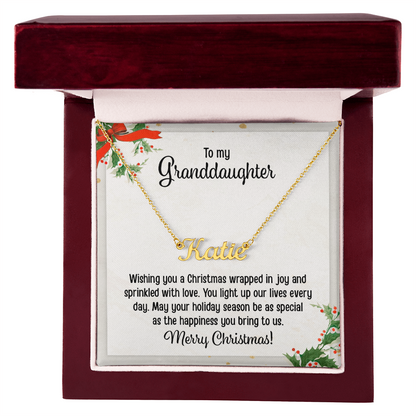 Have you Name Set in 14K or 18K Gold Plated!! She will Love It!