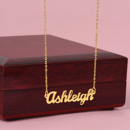 Have you Name Set in 14K or 18K Gold Plated!! She will Love It!