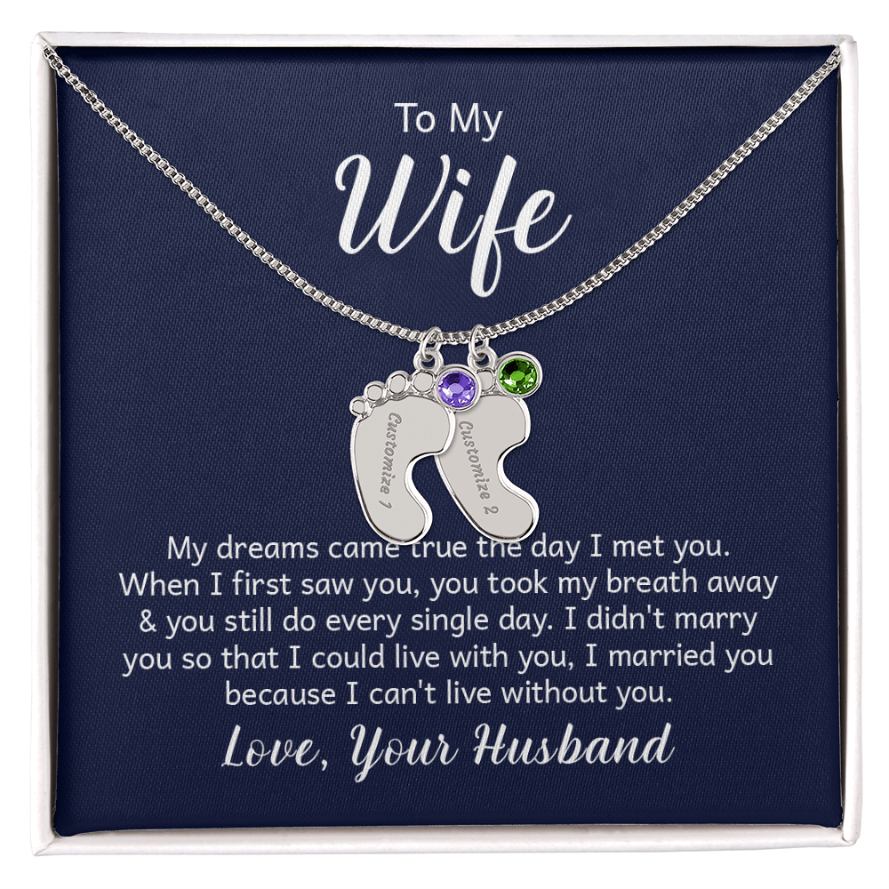 Baby Feet Carry Those Babies Around Your Neck!! Necklace