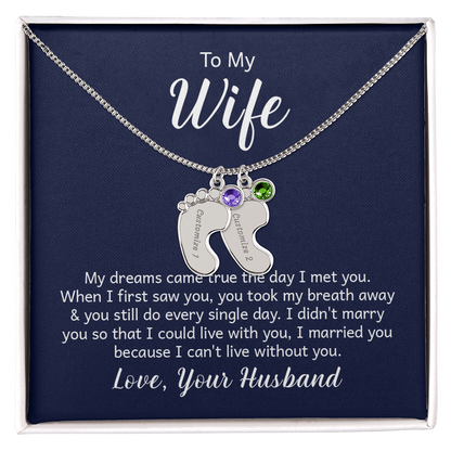 Baby Feet Carry Those Babies Around Your Neck!! Necklace