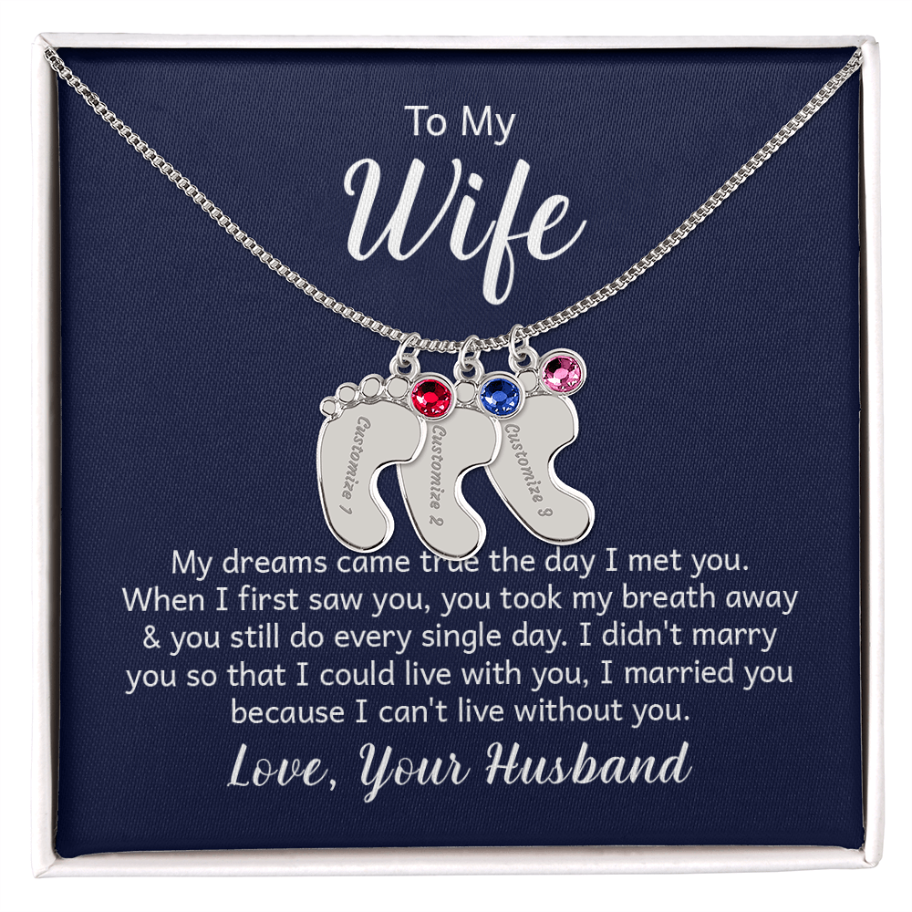 Baby Feet Carry Those Babies Around Your Neck!! Necklace