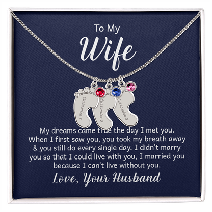 Baby Feet Carry Those Babies Around Your Neck!! Necklace