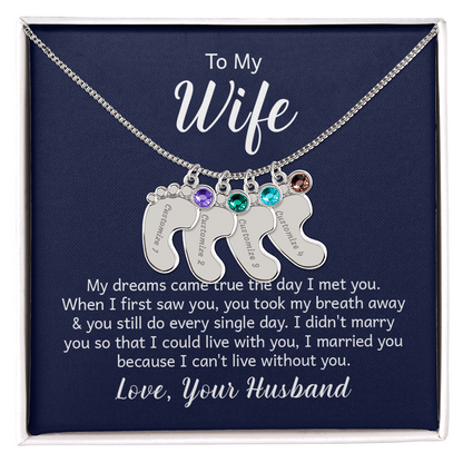 Baby Feet Carry Those Babies Around Your Neck!! Necklace