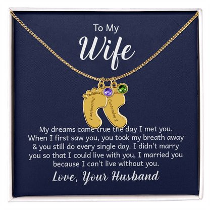 Baby Feet Carry Those Babies Around Your Neck!! Necklace