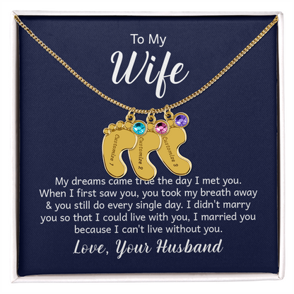 Baby Feet Carry Those Babies Around Your Neck!! Necklace