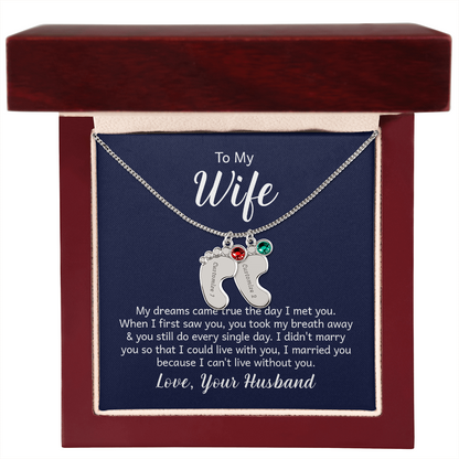 Baby Feet Carry Those Babies Around Your Neck!! Necklace