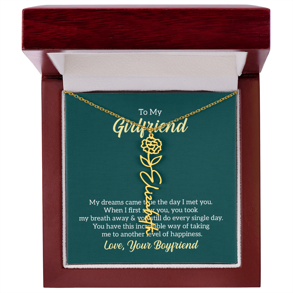 Birthday Name Necklace for that Special Person in your Life