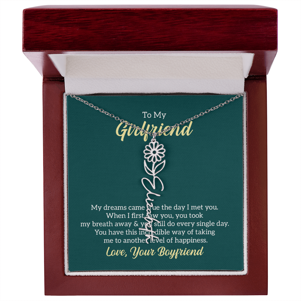 Birthday Name Necklace for that Special Person in your Life