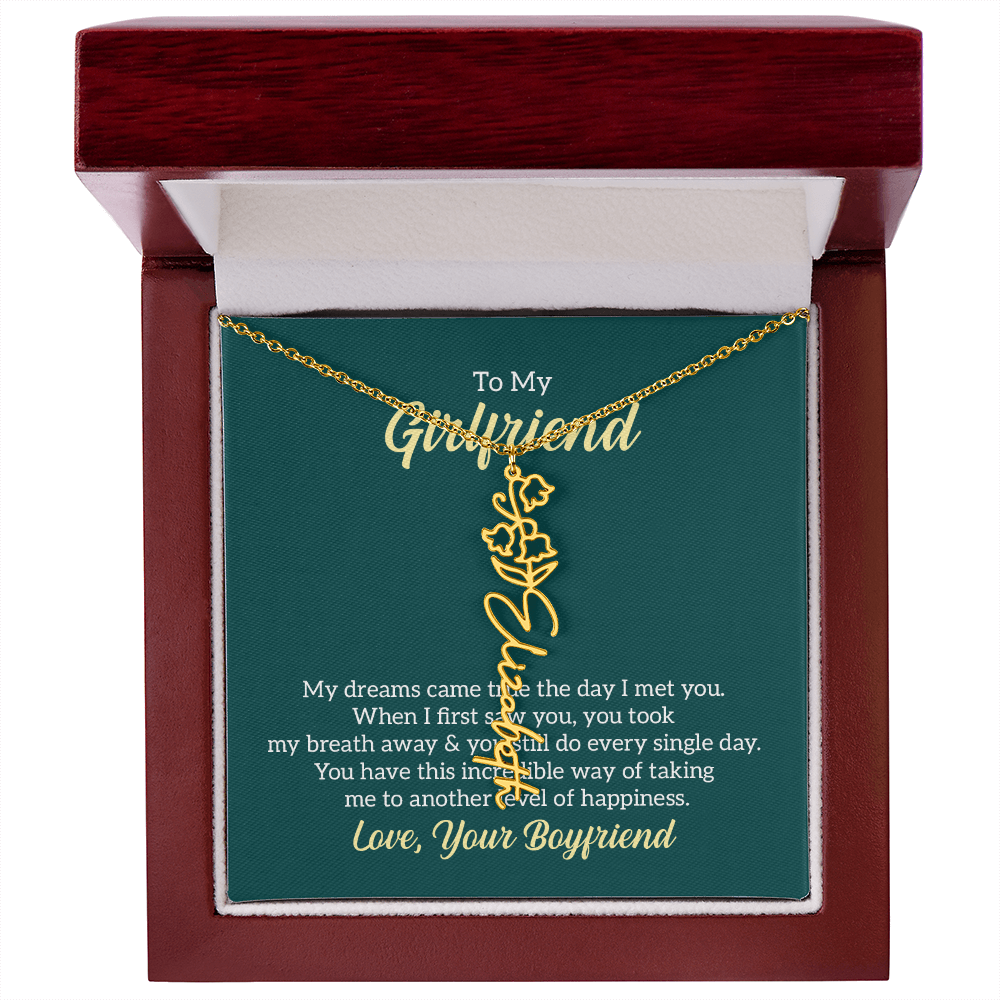 Birthday Name Necklace for that Special Person in your Life