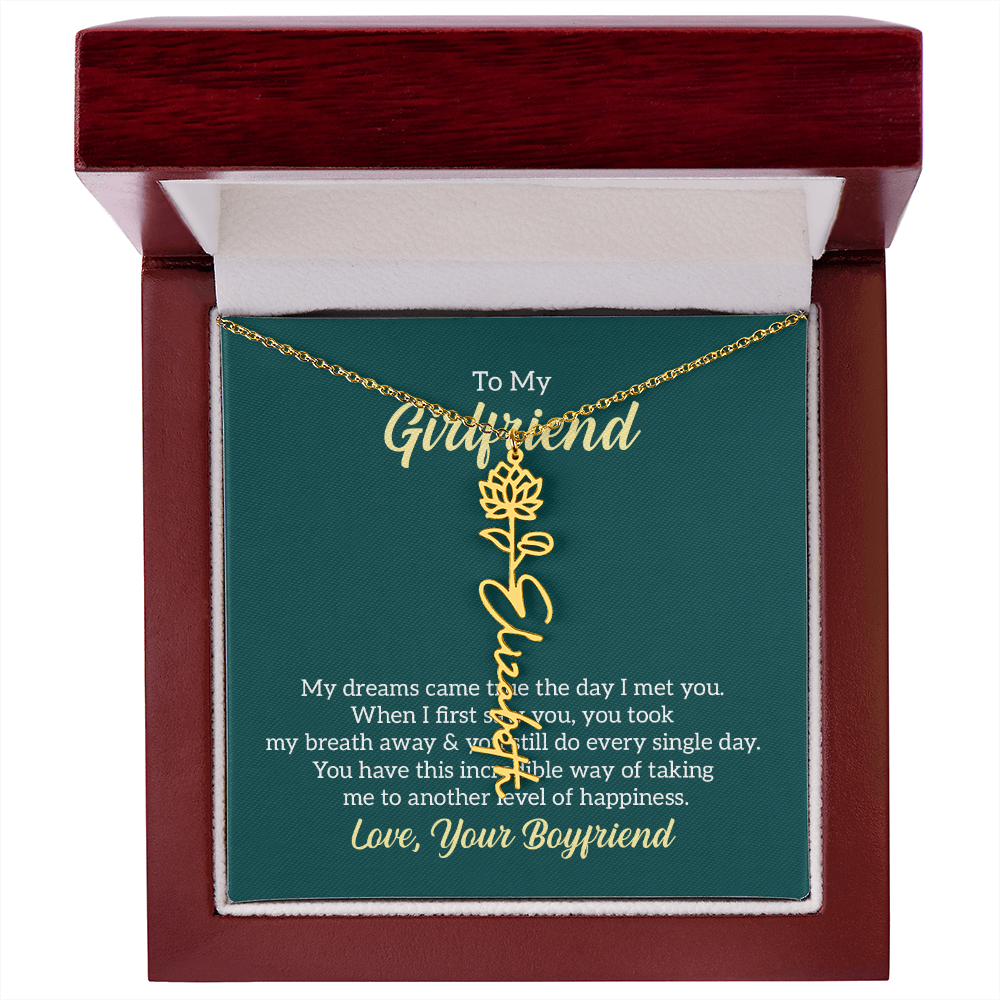 Birthday Name Necklace for that Special Person in your Life