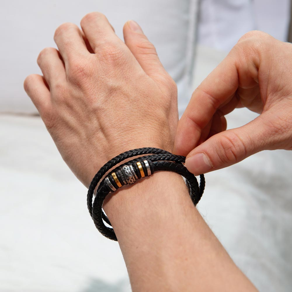 :Love You Forever Bracelet for the Man in your Life!