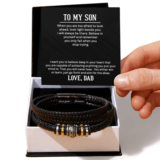 :Love You Forever Bracelet for the Man in your Life!