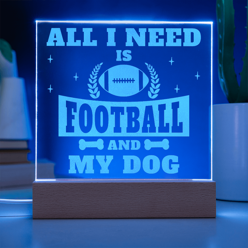 Engraved Square LED Acrylic Plaque