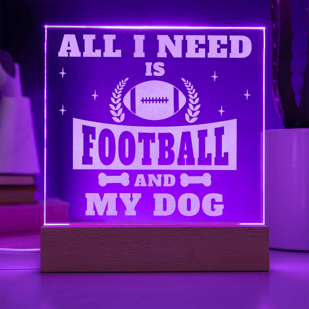 Engraved Square LED Acrylic Plaque
