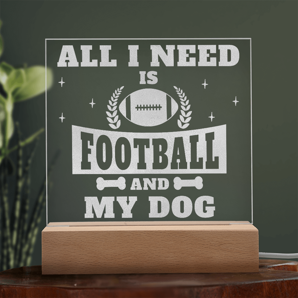 Engraved Square LED Acrylic Plaque