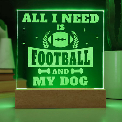 Engraved Square LED Acrylic Plaque