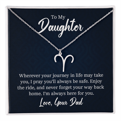 Always Know Where Your Stars Will Take You - Zodiac Necklace