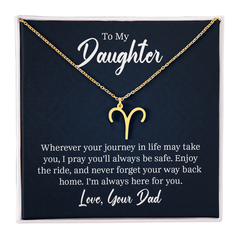 Always Know Where Your Stars Will Take You - Zodiac Necklace