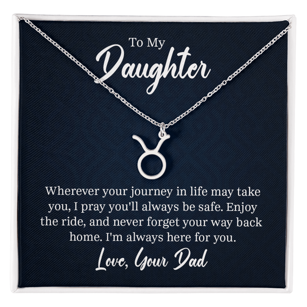 Always Know Where Your Stars Will Take You - Zodiac Necklace