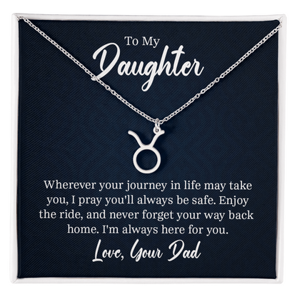 Always Know Where Your Stars Will Take You - Zodiac Necklace