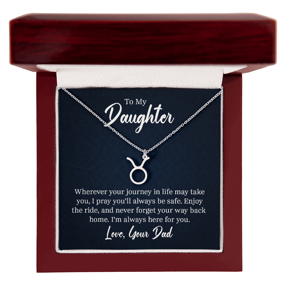 Always Know Where Your Stars Will Take You - Zodiac Necklace