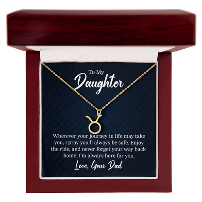 Always Know Where Your Stars Will Take You - Zodiac Necklace