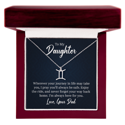 Always Know Where Your Stars Will Take You - Zodiac Necklace