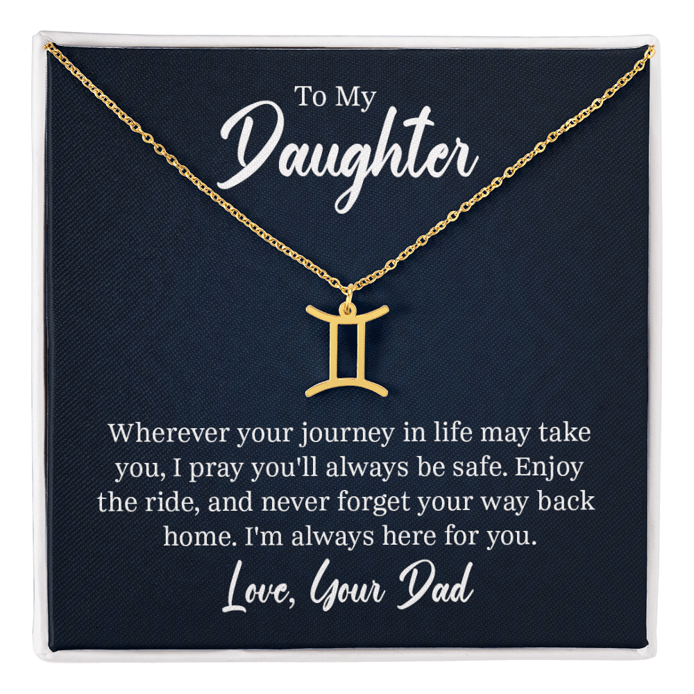 Always Know Where Your Stars Will Take You - Zodiac Necklace