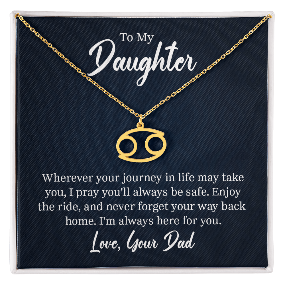 Always Know Where Your Stars Will Take You - Zodiac Necklace