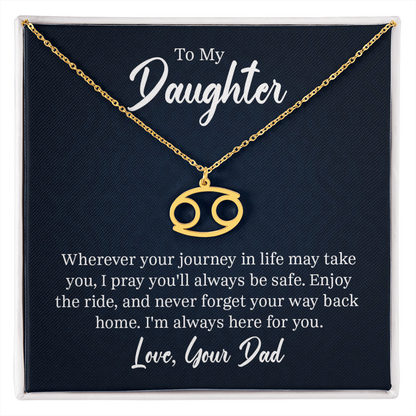 Always Know Where Your Stars Will Take You - Zodiac Necklace