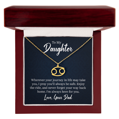 Always Know Where Your Stars Will Take You - Zodiac Necklace