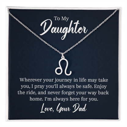 Always Know Where Your Stars Will Take You - Zodiac Necklace