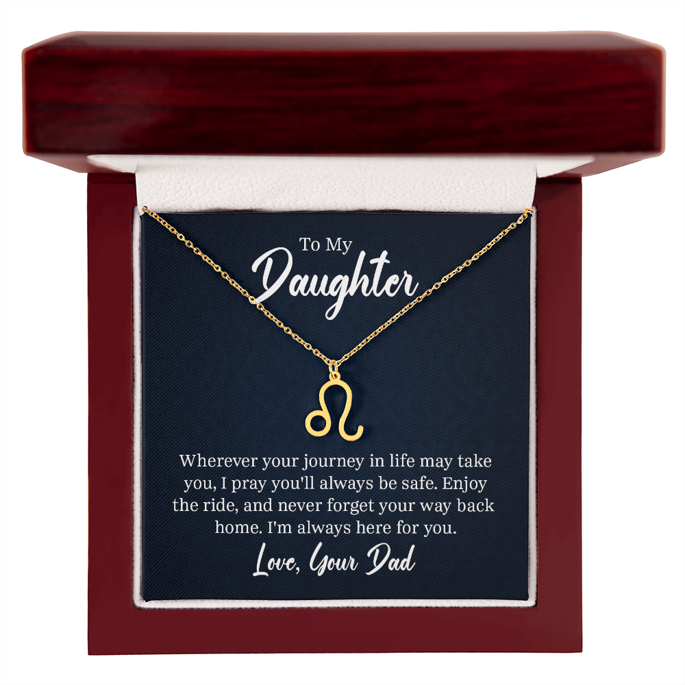 Always Know Where Your Stars Will Take You - Zodiac Necklace