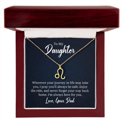 Always Know Where Your Stars Will Take You - Zodiac Necklace