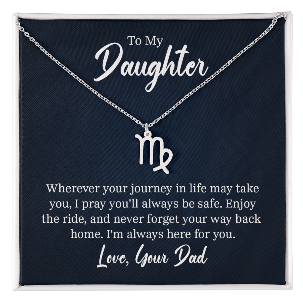 Always Know Where Your Stars Will Take You - Zodiac Necklace